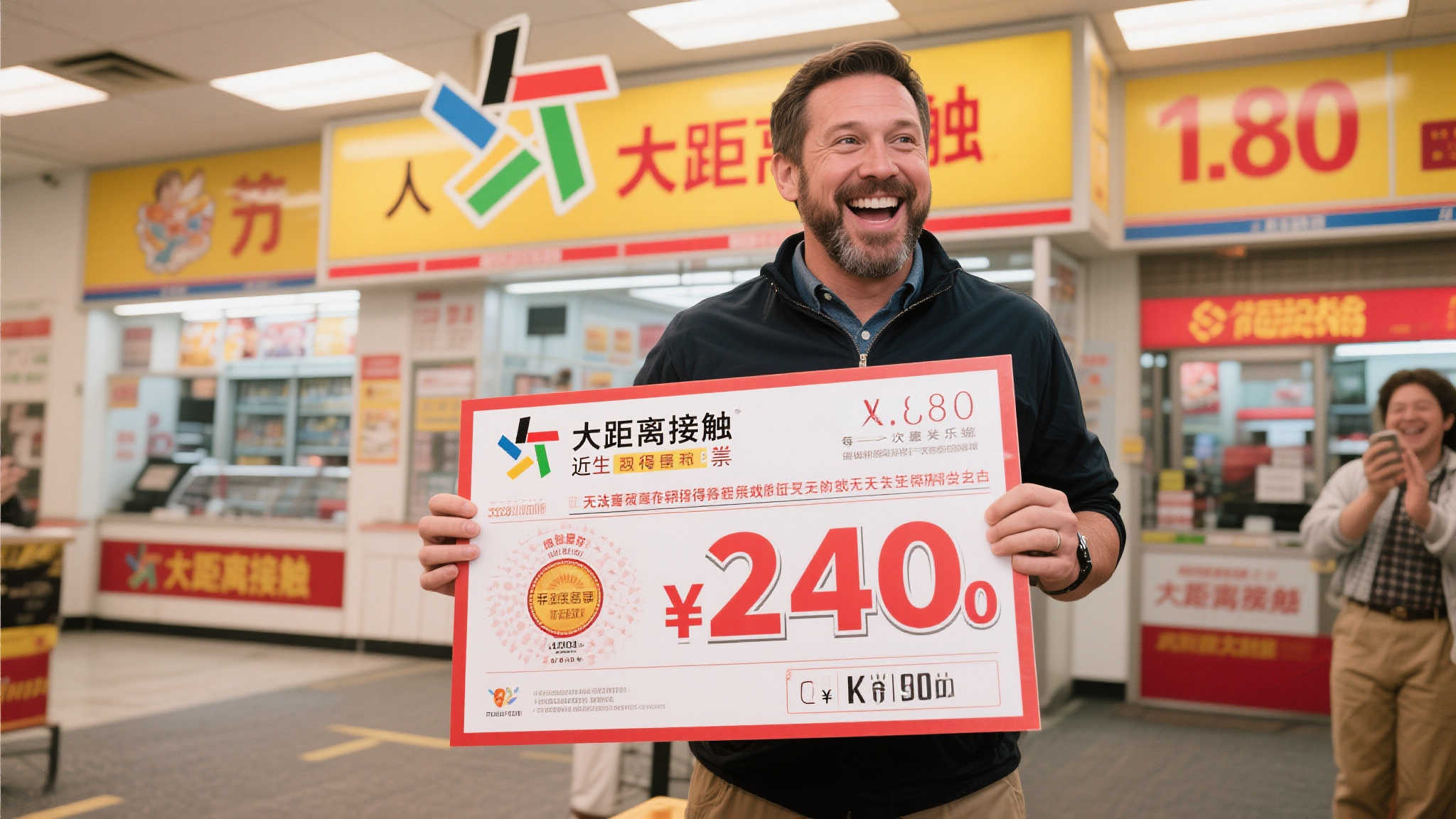男子错失1.8亿大乐透淡然处之 喜获324万称心满意